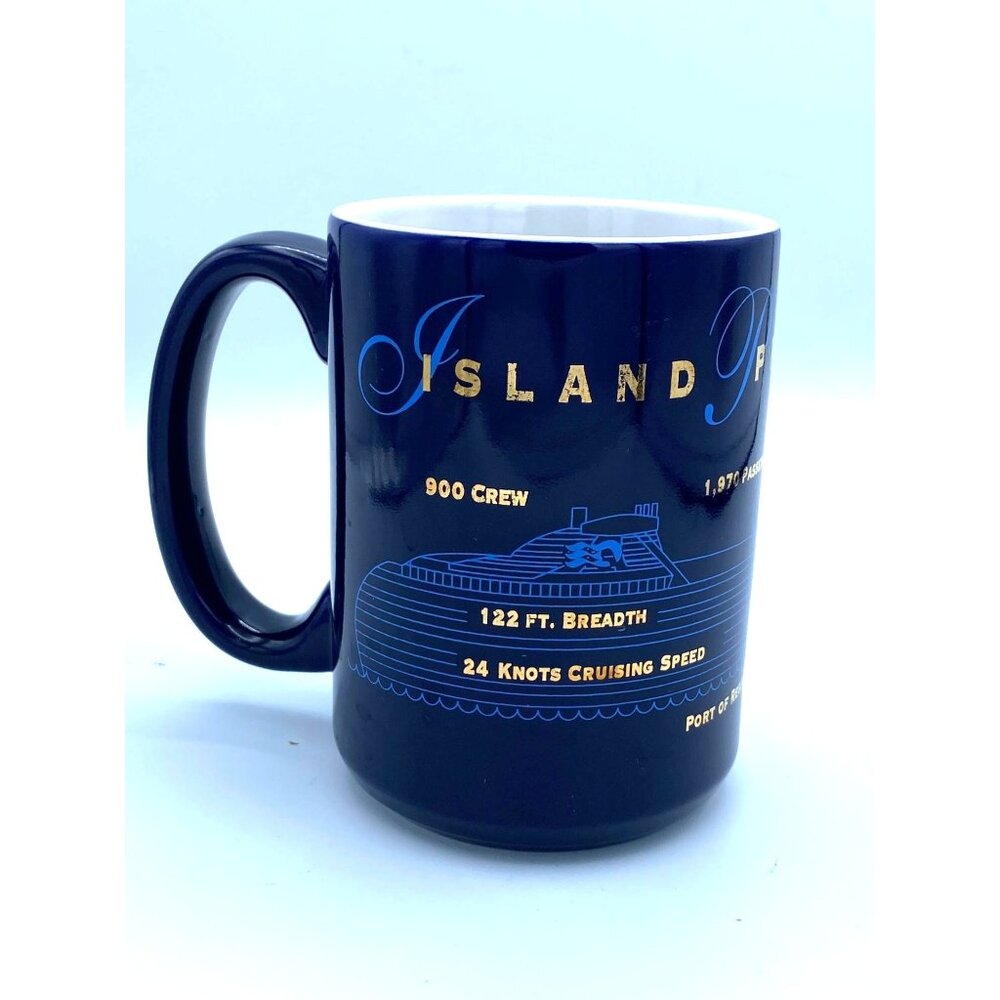 Princess Cruises Island Ship Coffee Mug Souvenir Vintage
